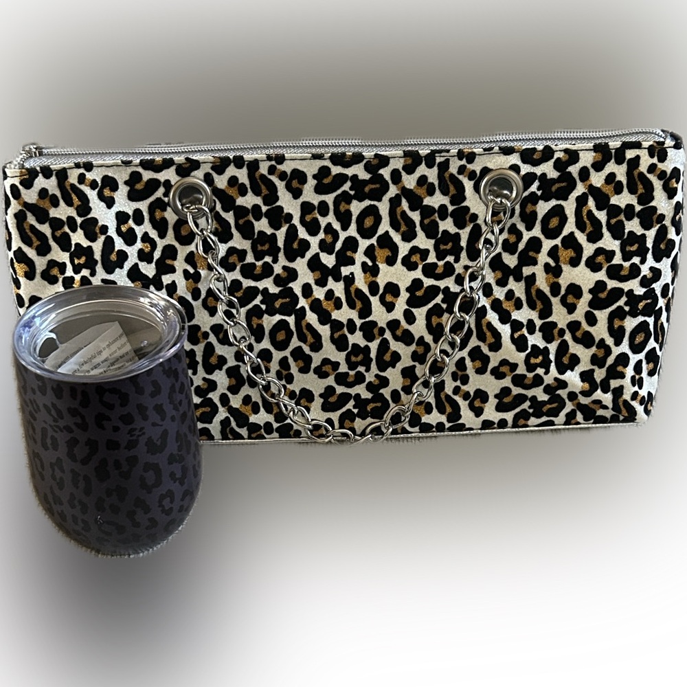 Insulated Wine Bottle Clutch and Tumbler Set